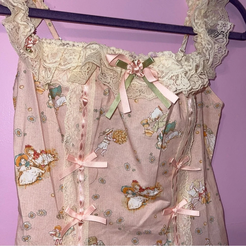 Lacemade daisy kite dress fairycore cottage kawaii fairy floral Lolita - Picture 11 of 12